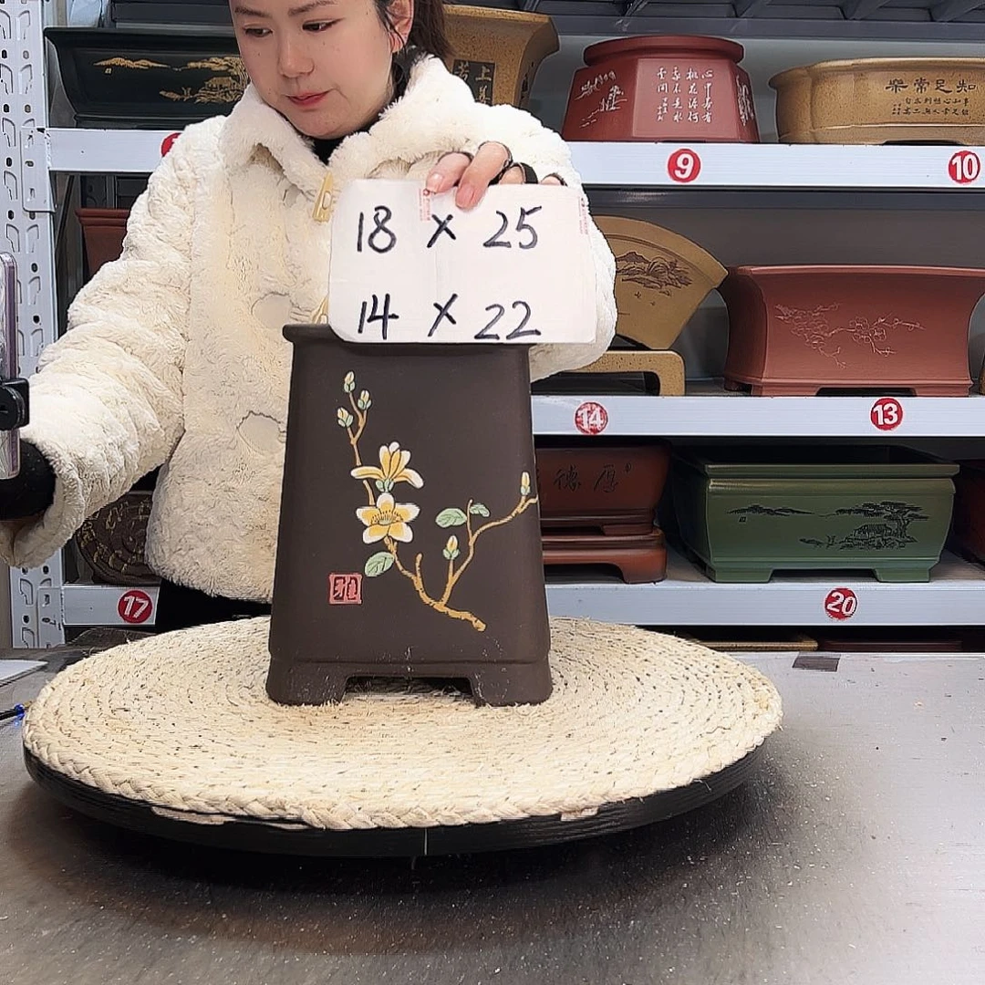 紫砂花盆紫砂花盆