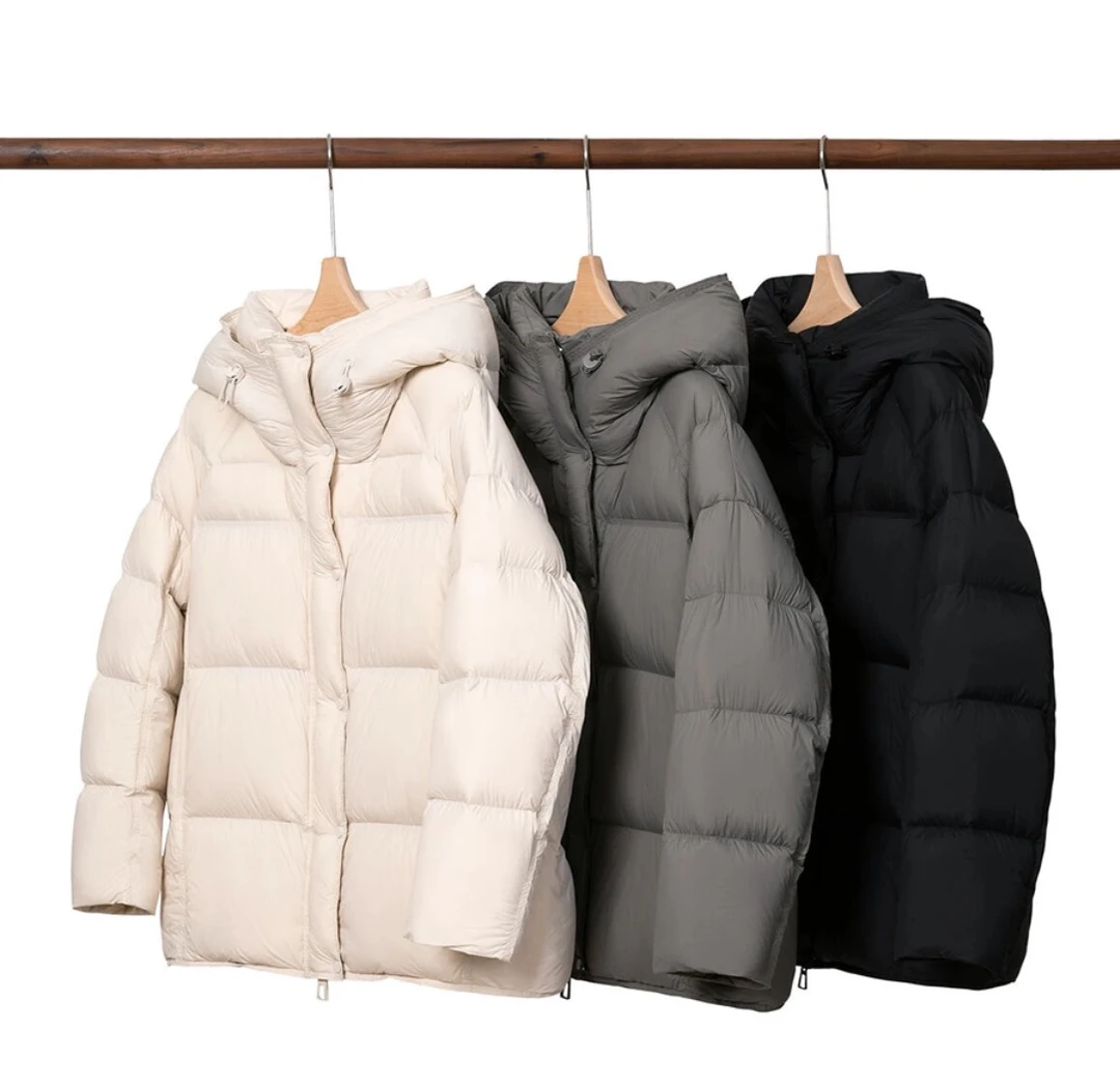 2024冬季新款韩版时尚百搭短款90鹅绒服简约休闲228