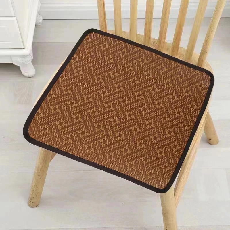 藤席坐垫夏季凉席垫椅子垫透气防滑沙发垫座垫40*40cm