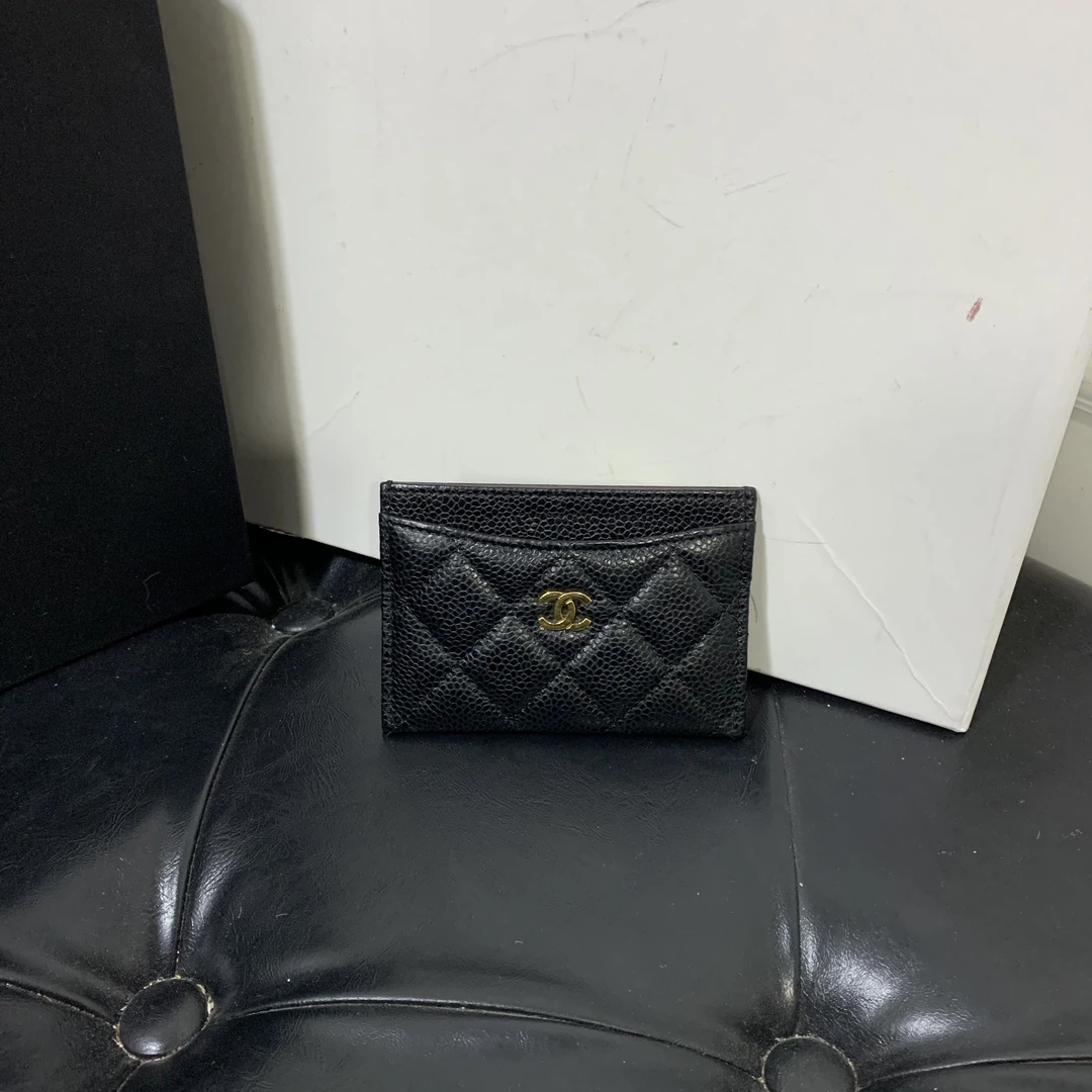 Chanel/香奈儿 卡包 黑银cf卡包 mx7744/2505