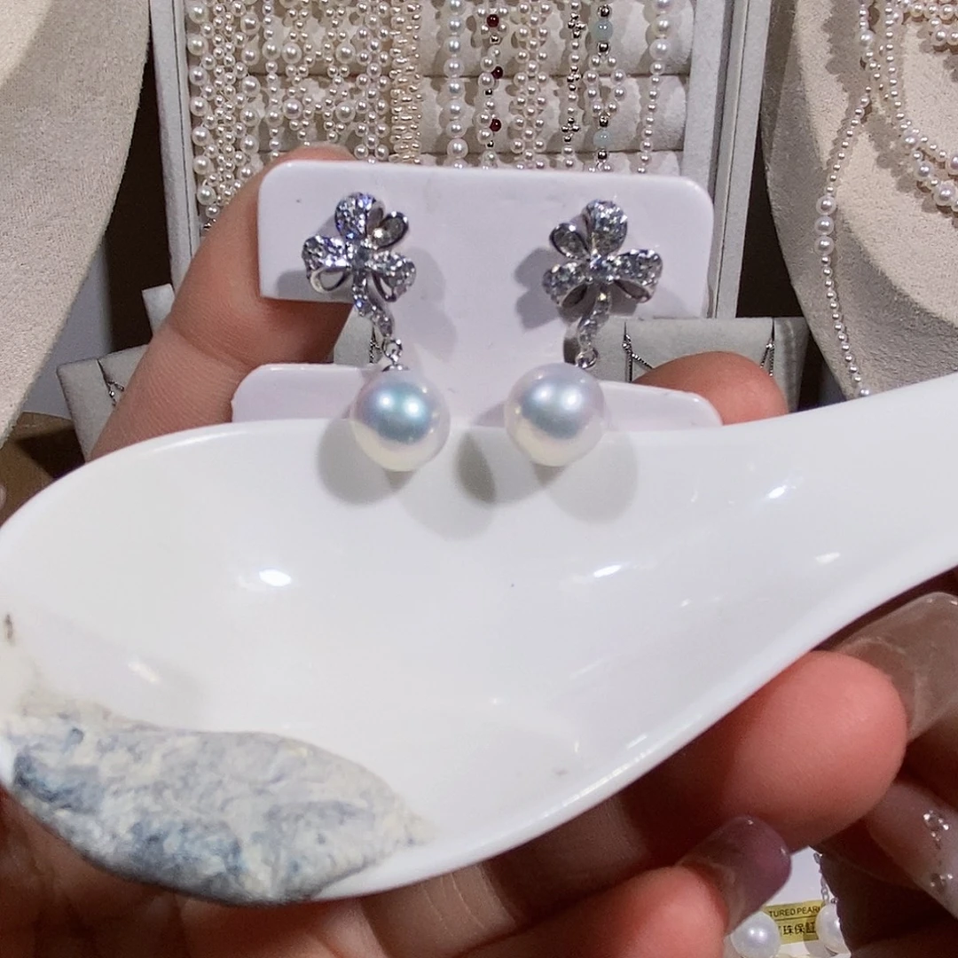 非金属925银纯银耳钉