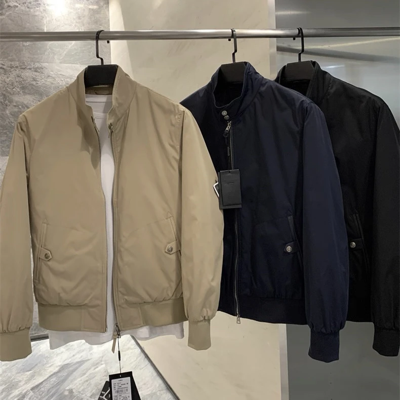 哈灵顿夹克G9百搭休闲美式硬汉复古哈林顿防风机车立领外套男春秋