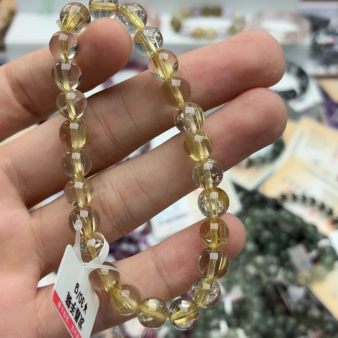 水晶手链未镶嵌X112钛金单圈