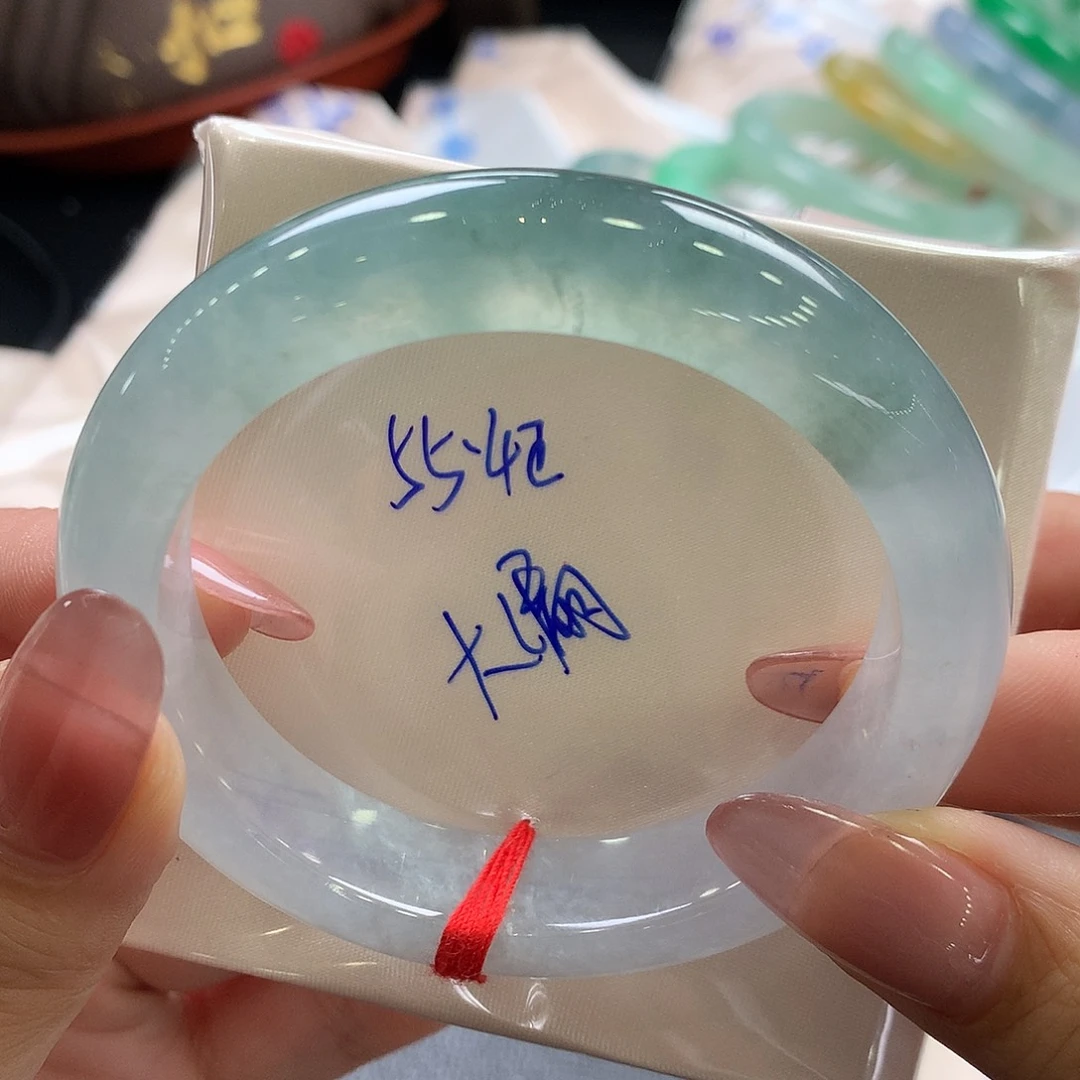 翡翠手镯未镶嵌55.4正