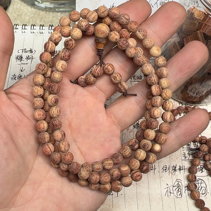 降真香手串/手链06*108圆珠白油通货