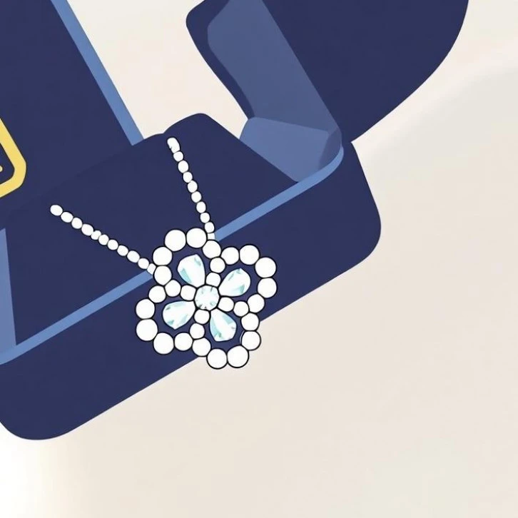 钨金项链 3.0V金cnc精工 ZP  水滴钻H家系列 顶版