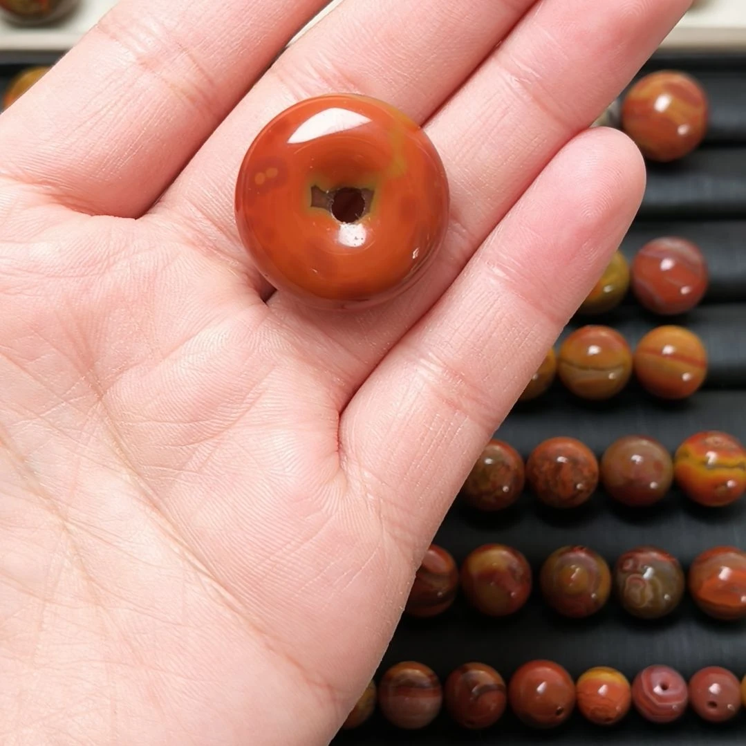 玛瑙/玉髓未镶嵌战国红玛瑙