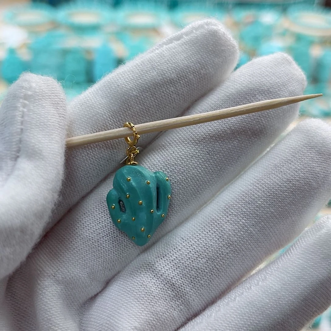 绿松石珠宝奇石未镶嵌見****_