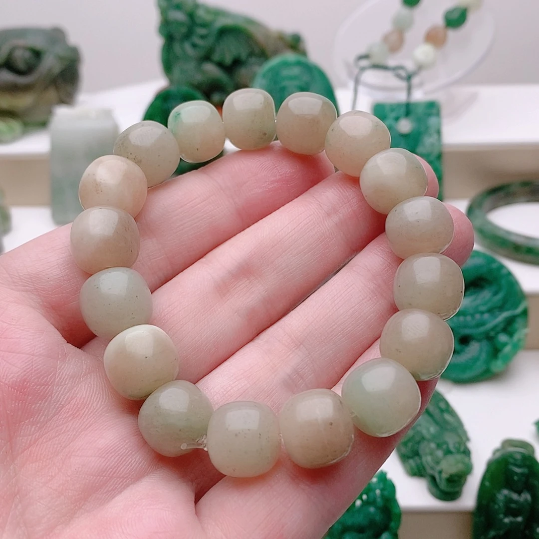 超***…独山玉未镶嵌手串