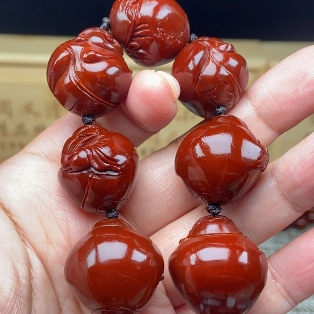 A***刷橄榄核吊坠米勒24