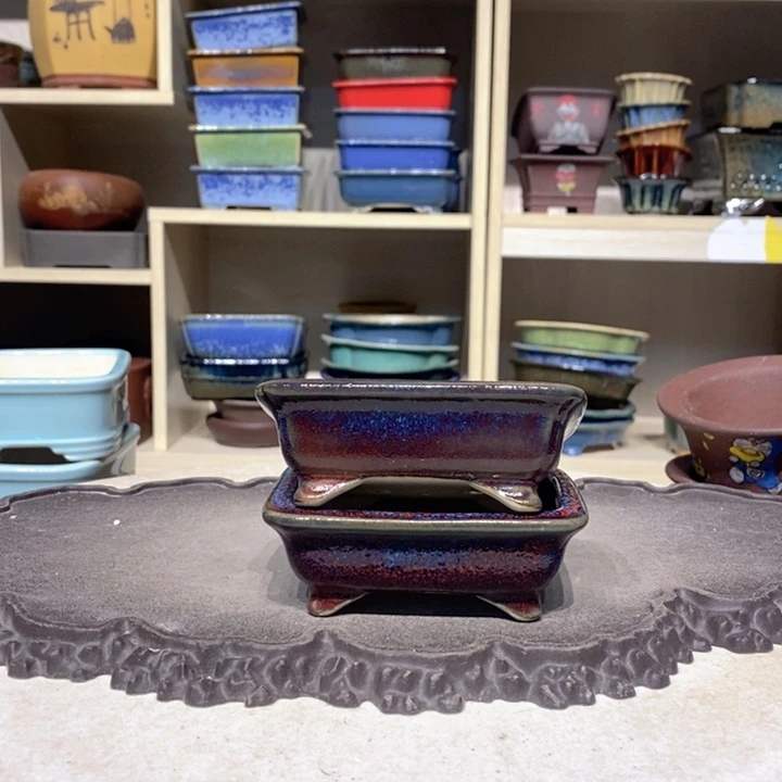 紫砂花盆瑕疵3.5-10-8。。。不平