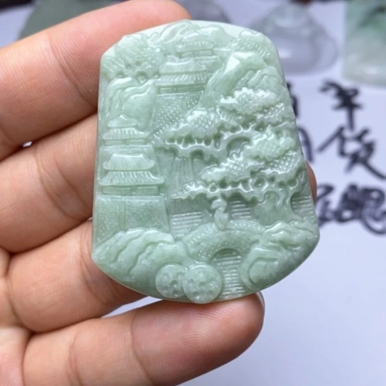 颈饰未镶嵌翡翠翡翠