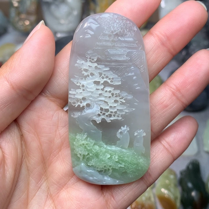 和田玉挂件未镶嵌