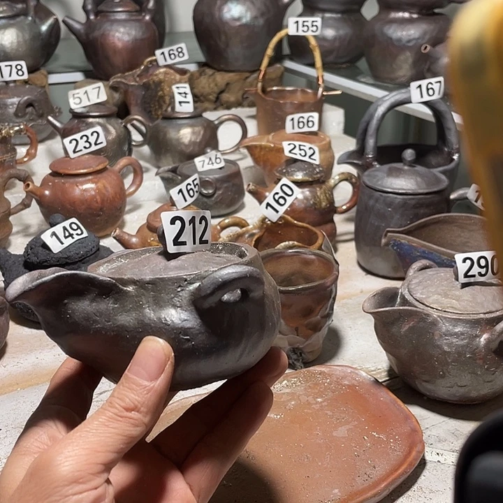 纯手工柴烧茶具精品