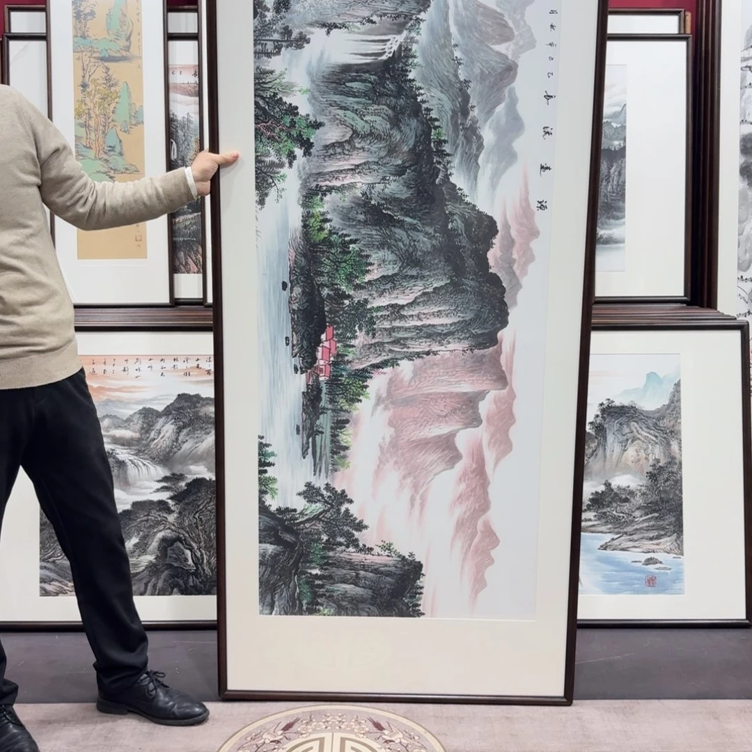 行***D国画手绘作品210/80