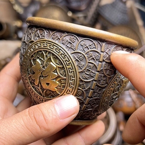 铜制工艺摆件把玩