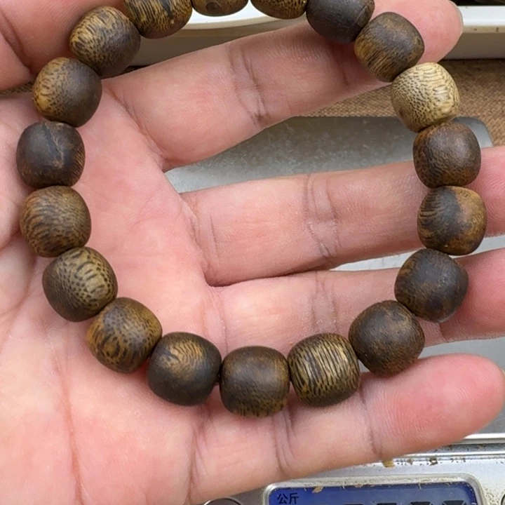 清***༒沉香手串乌身手串10克