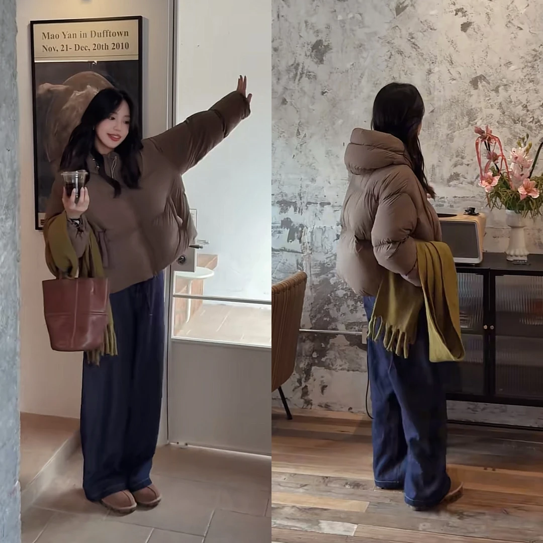 FAR  ZOOM  90白鸭绒加厚泡芙羽绒服