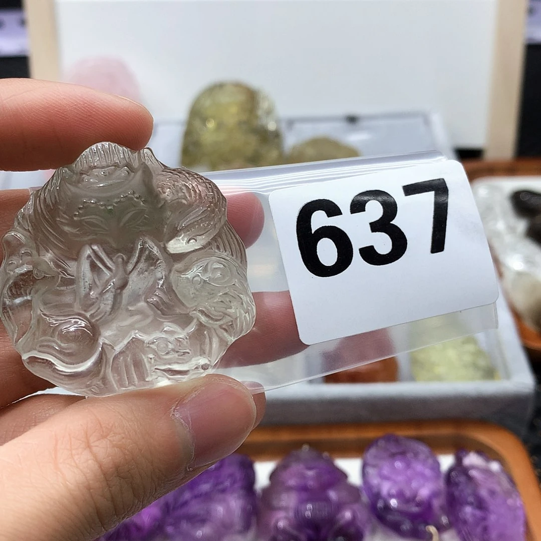 水晶颈饰未镶嵌挂件