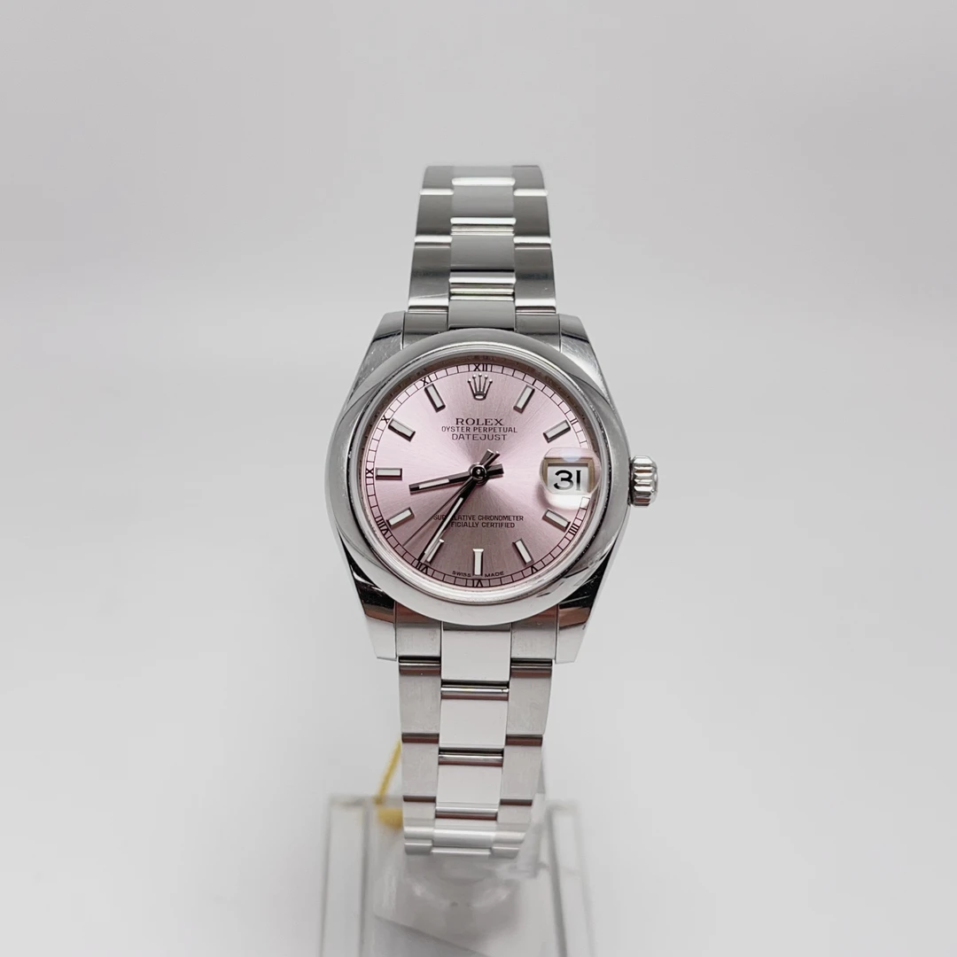 99新 Rolex/劳力士 178240/冰梅粉/19年/31mm/自动机械/女表/温柔