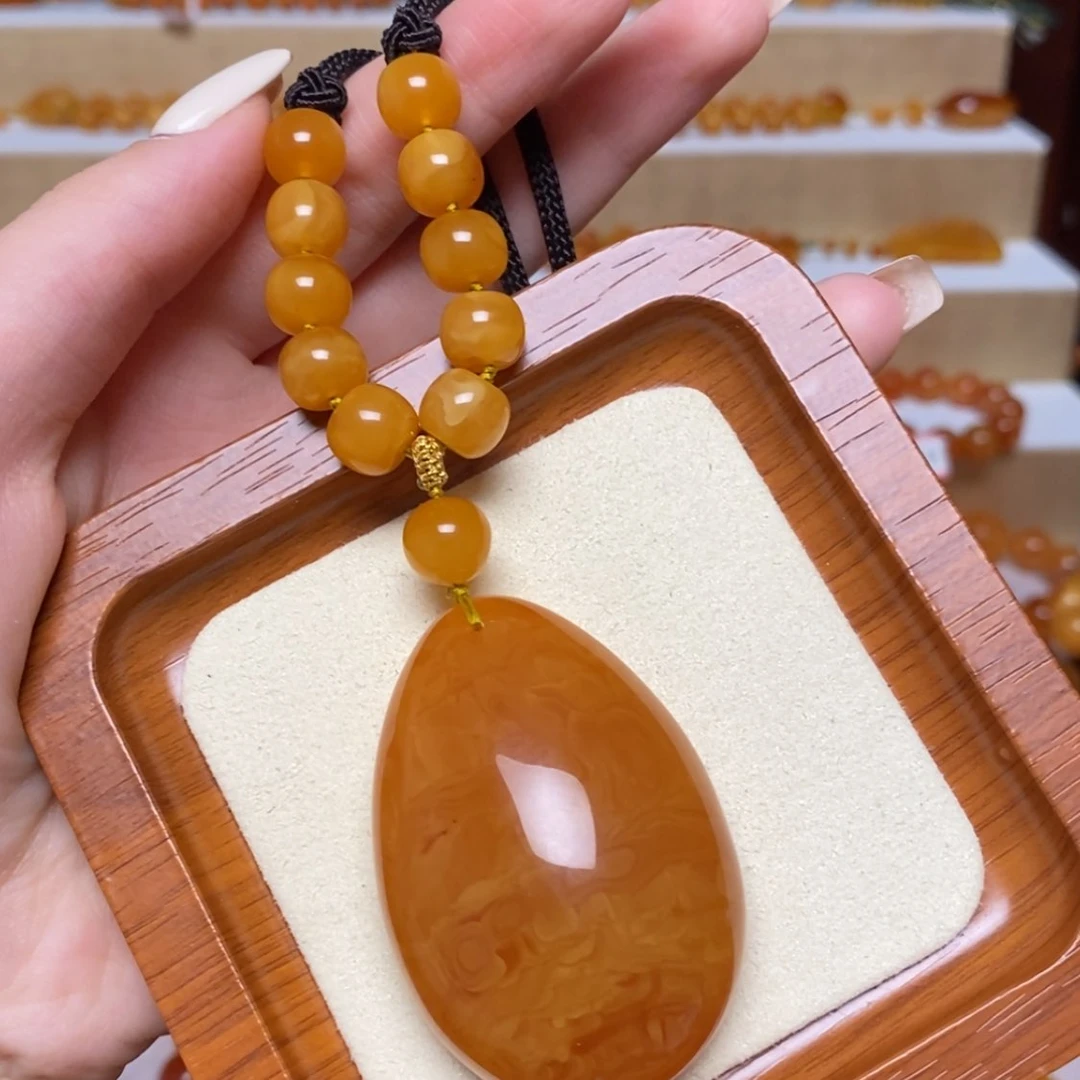 【闪购商品】未镶嵌颈饰蜜蜡项链
