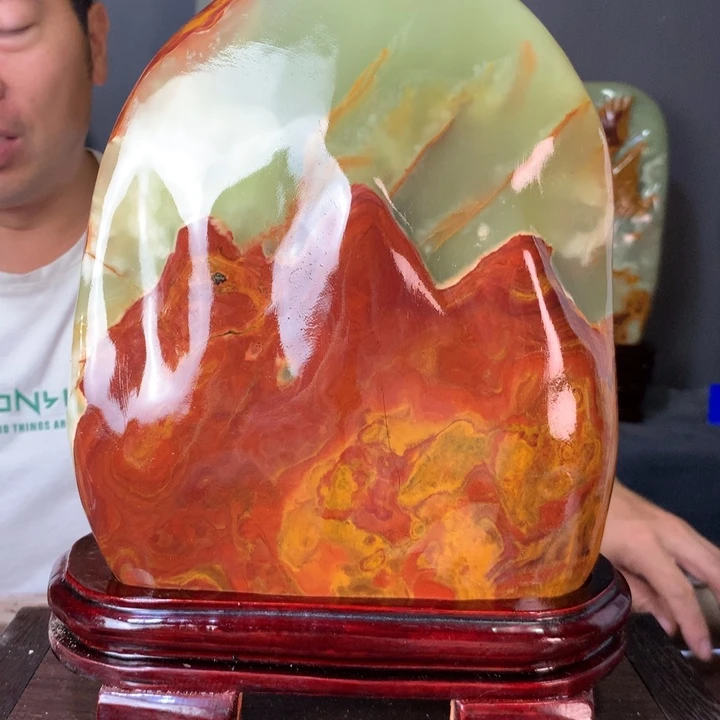 石材天然原石摆件