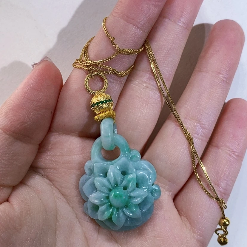 【闪购商品】翡翠未镶嵌颈饰吊坠