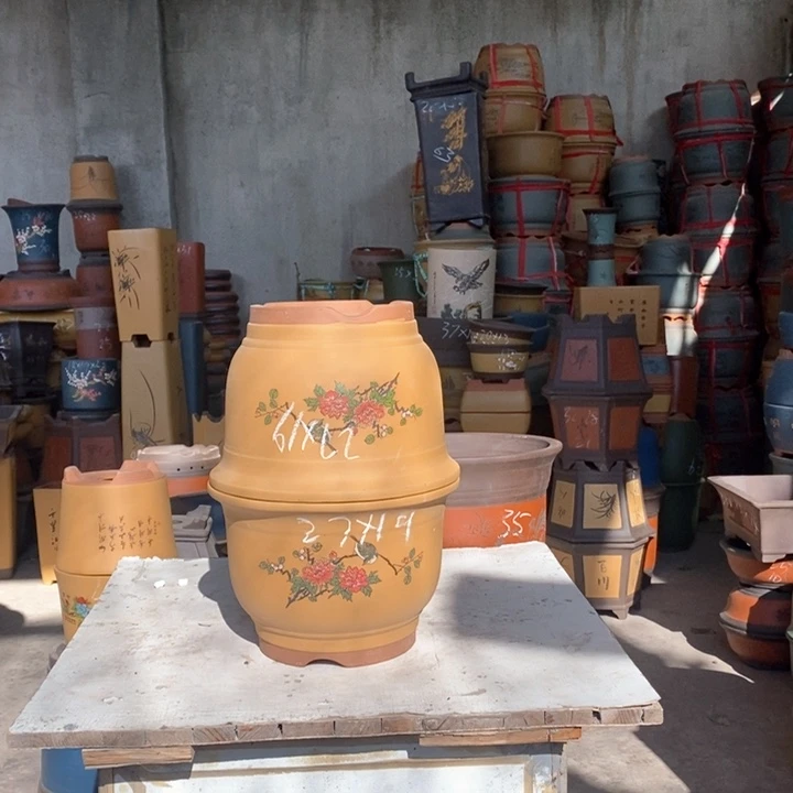 紫砂花盆紫砂花盆