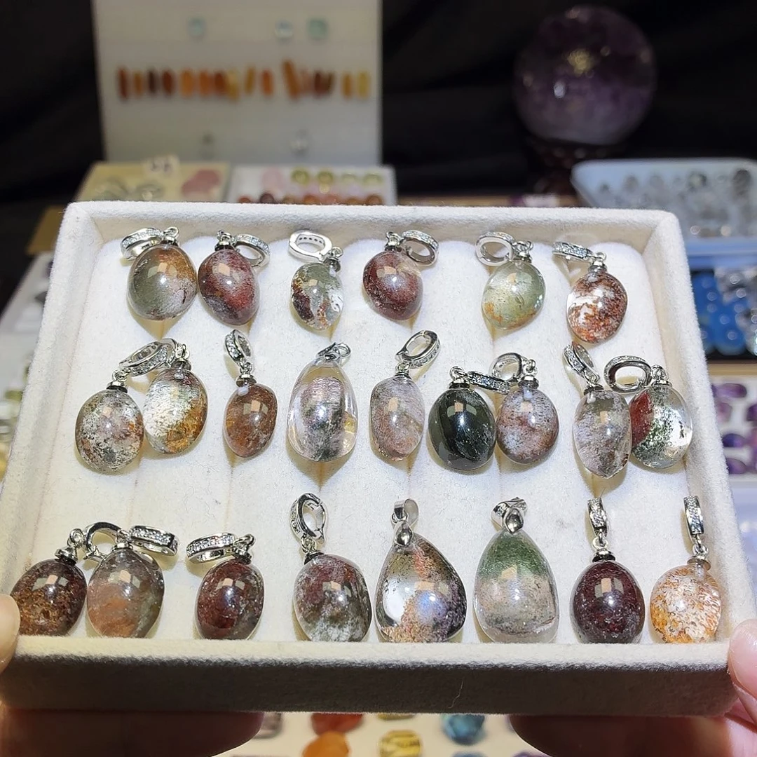 未镶嵌水晶吊坠(不含链)幽灵 蛋面 成品 吊坠 单29.9元