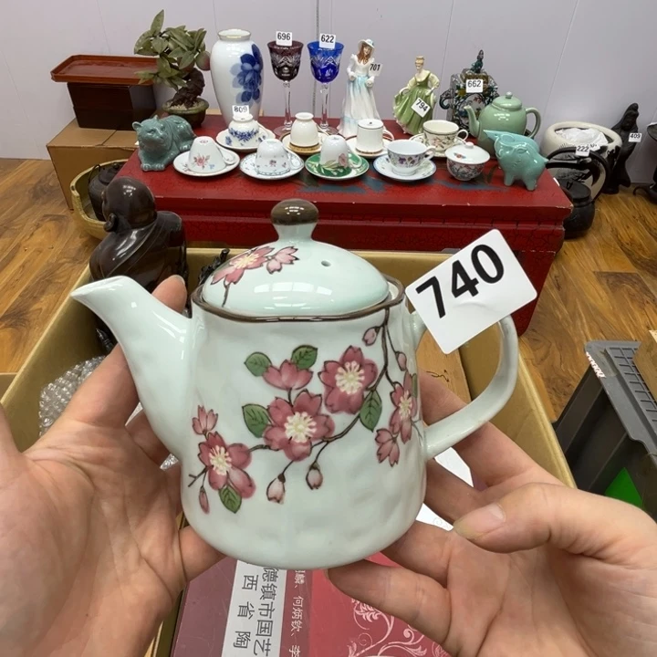 瓷片呀工艺品摆件瓷器摆件正能量
