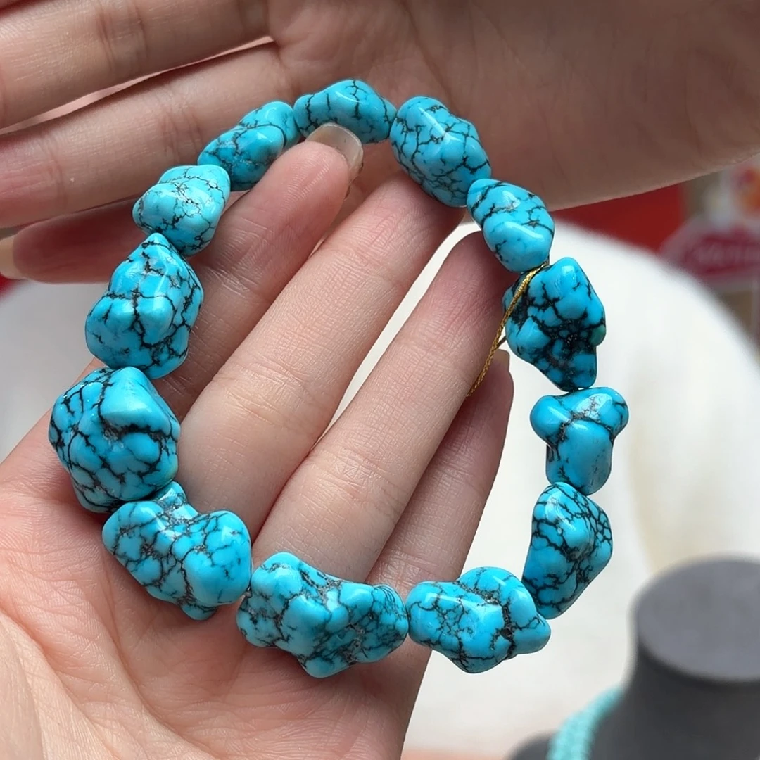 如***令绿松石未镶嵌颈饰