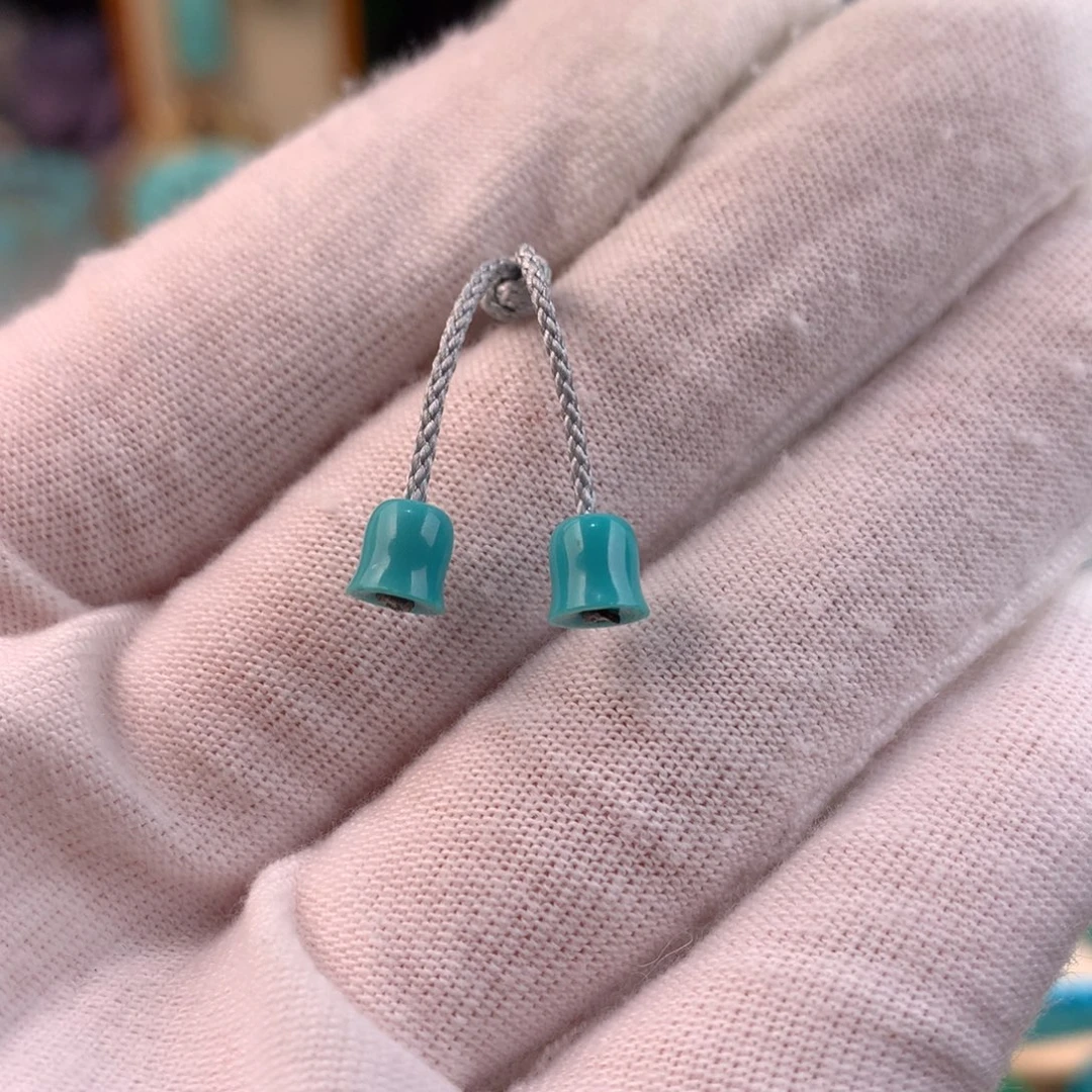 绿松石未镶嵌弟子珠