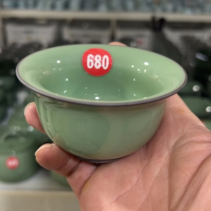 微瑕陶瓷茶壶茶杯家用