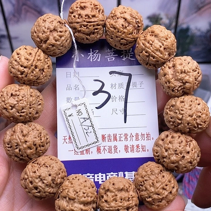 手串金刚菩提22玉珠双龙