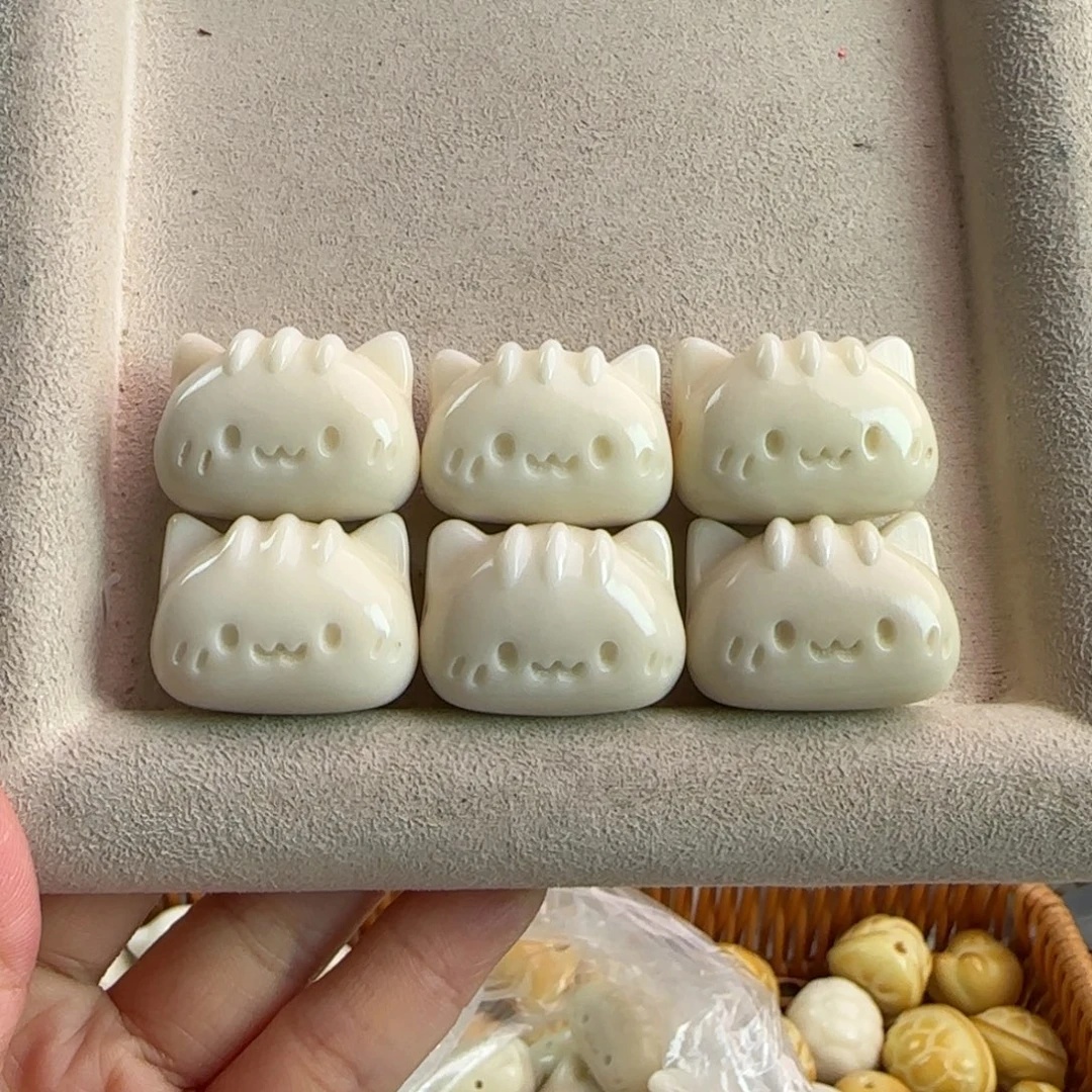 手串菩提根/象牙果全品牙果卡28白色法棍猫2颗有生长纹