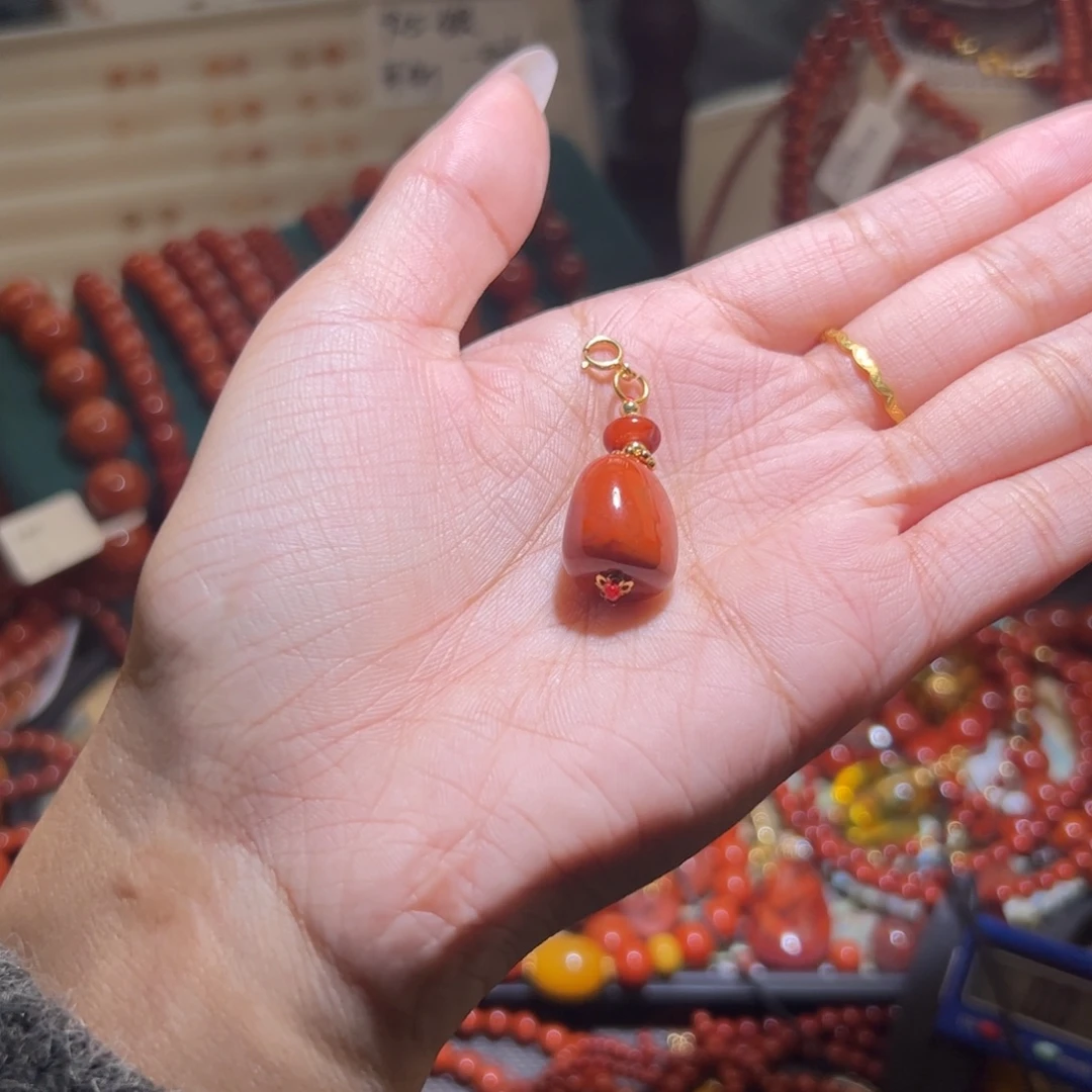 南红玛瑙未镶嵌手串14mm