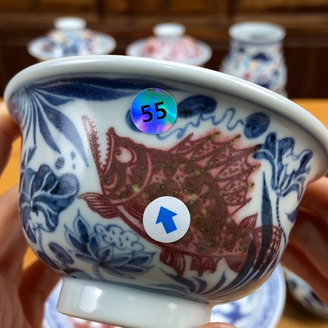 手绘现代茶具非古董