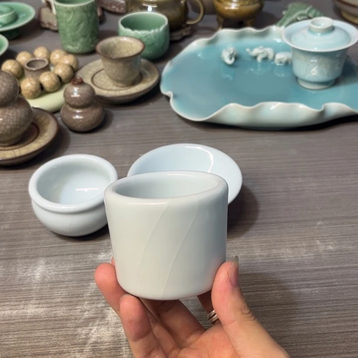 潘建波 月影凝霜 扳指杯