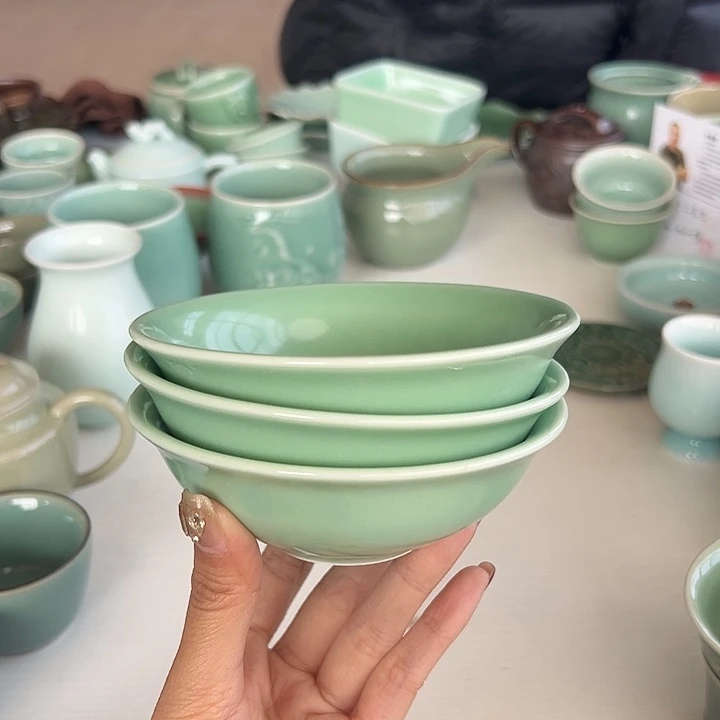小米茶器龙泉青瓷