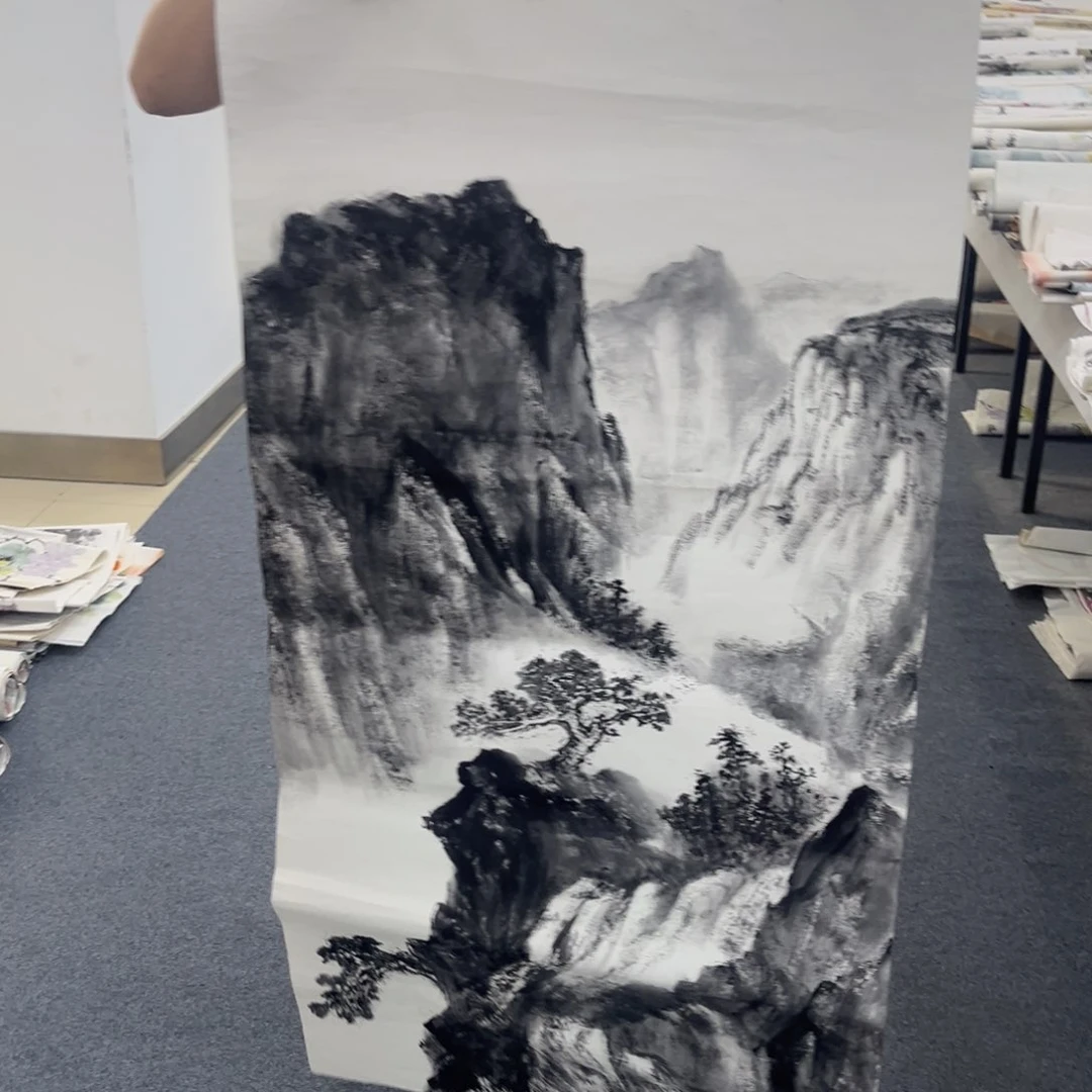 国画绘画作品多次参加