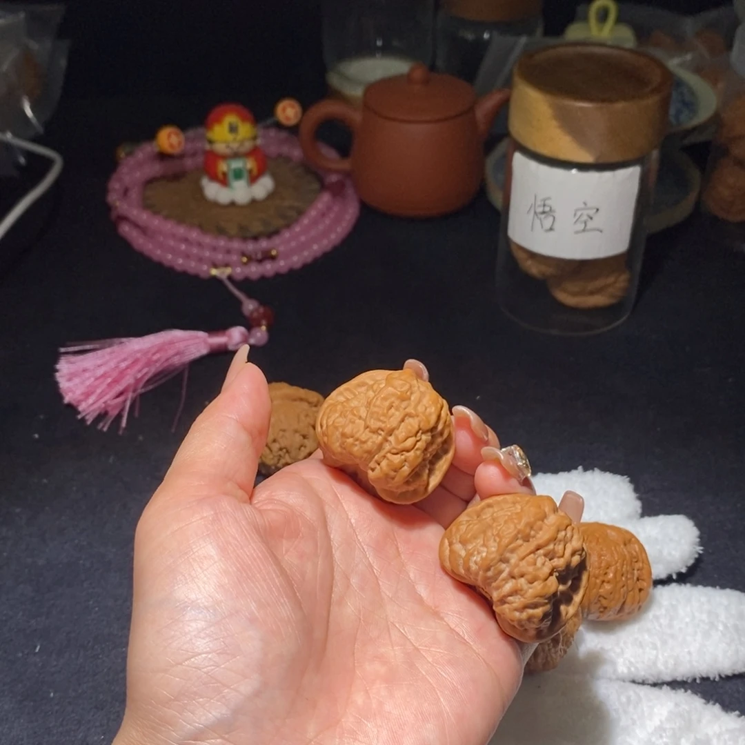 文玩核桃吊坠石子蛙36