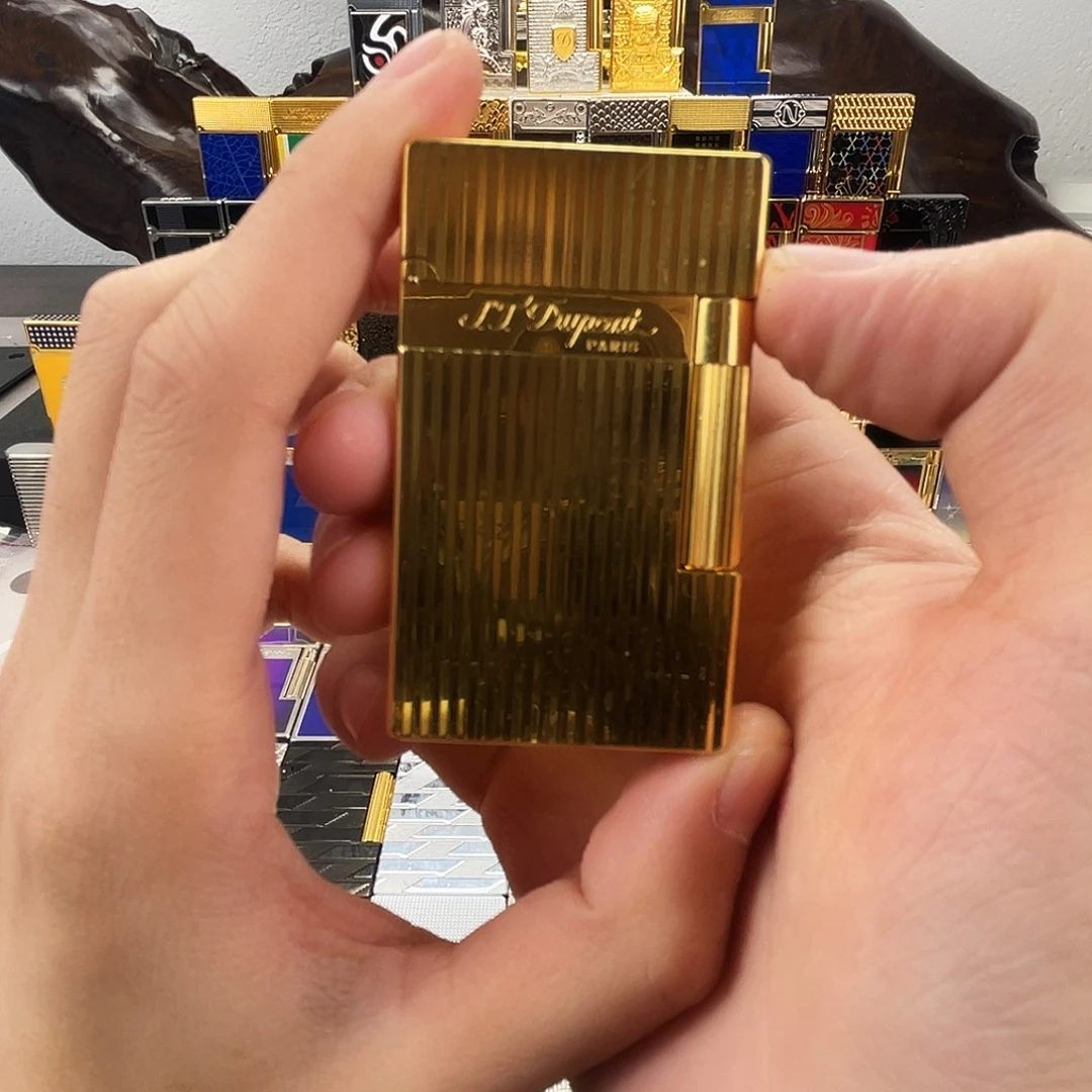 明铬金色竖条纹全套