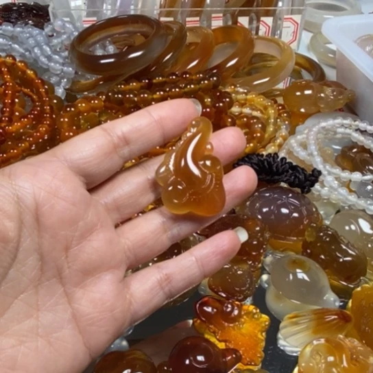 未镶嵌玛瑙吊坠玛瑙/玉髓