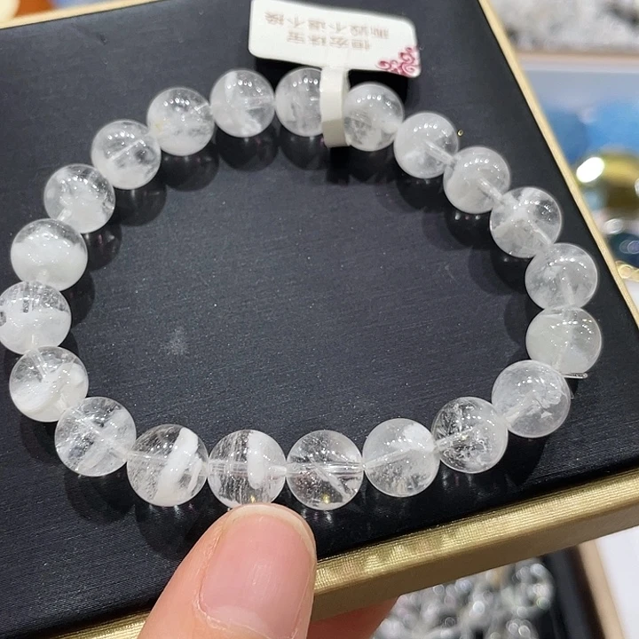 水晶珠宝半成品未镶嵌雪花幽灵