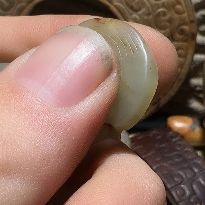 独***身和田玉（糖玉）未镶嵌挂件