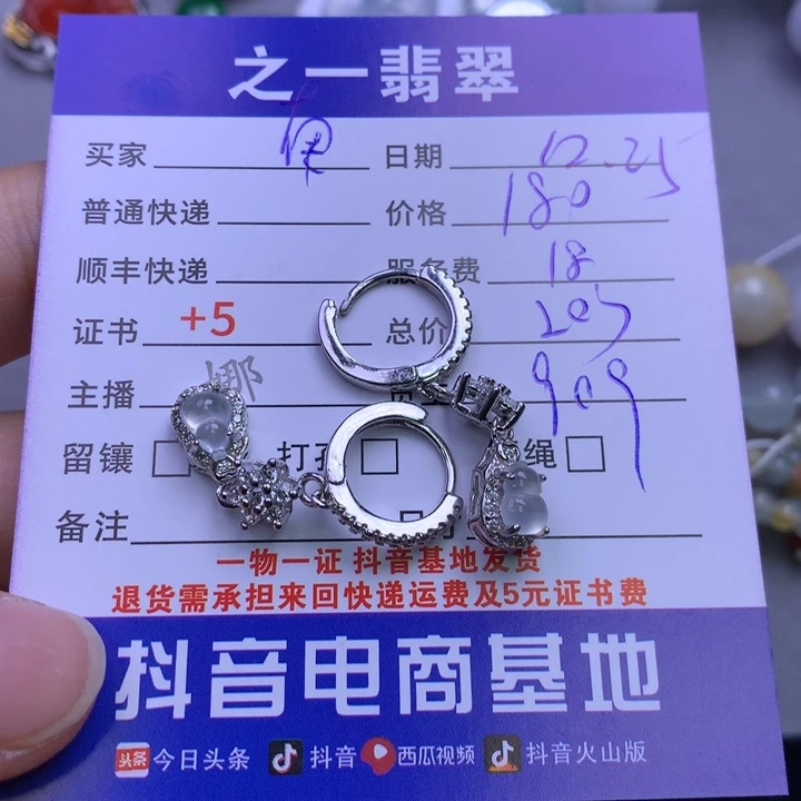 颈饰银S925镶嵌翡翠南*贝