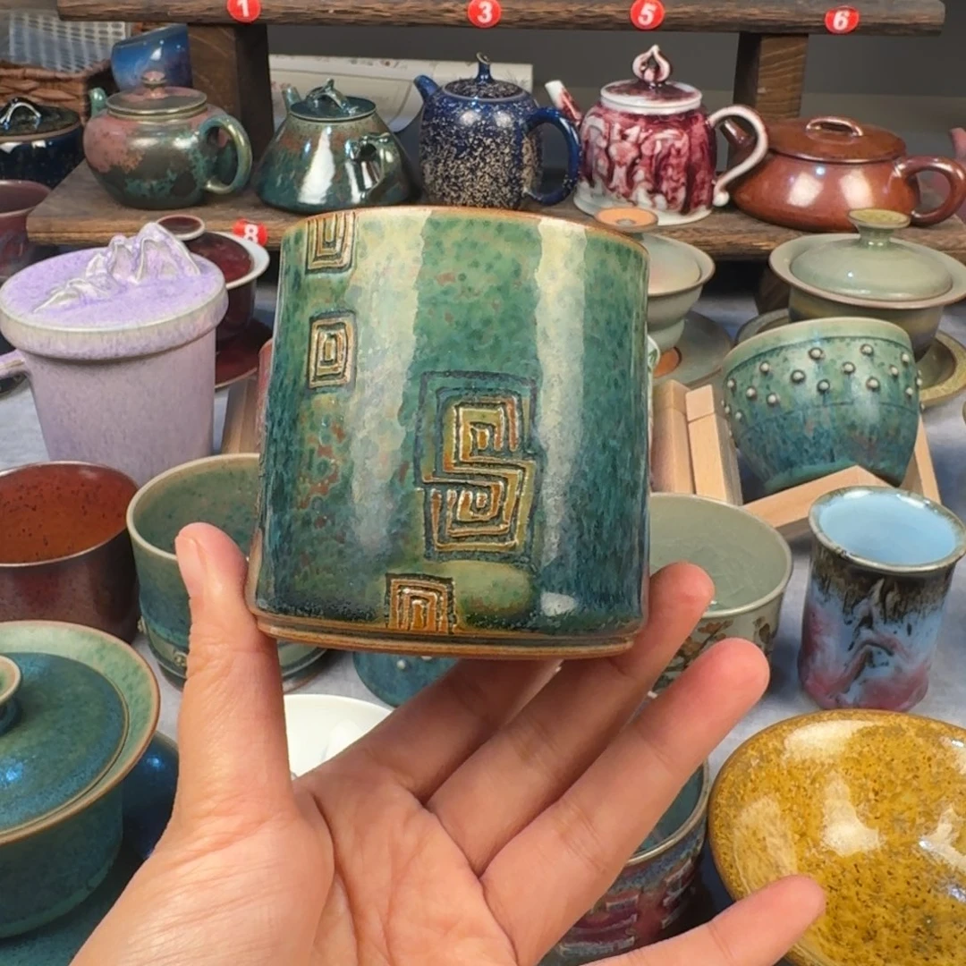 瓷片钧瓷单杯钧瓷单杯钧瓷单杯