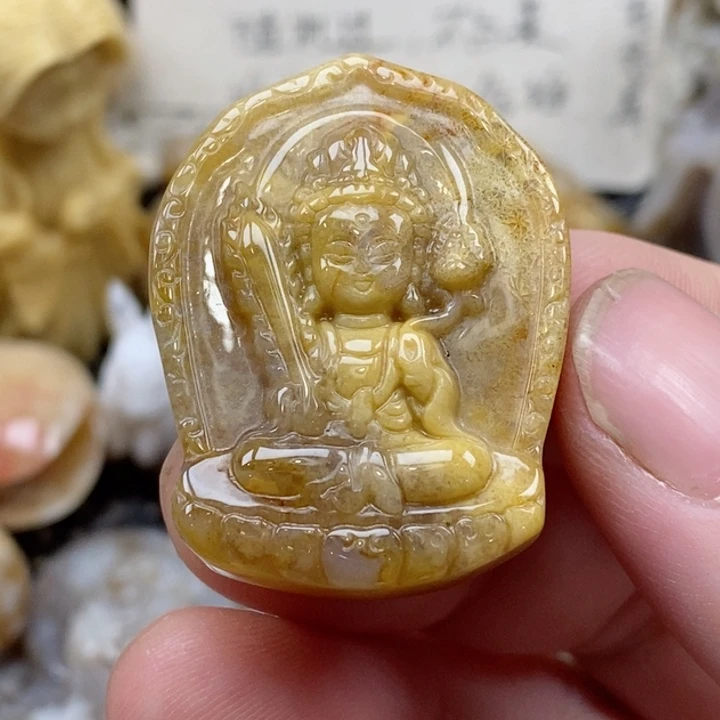 颈饰未镶嵌硅化珊瑚（珊瑚玉）小