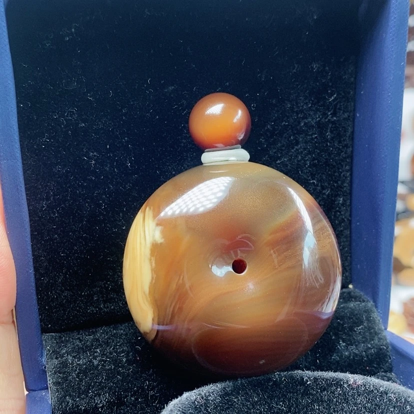【闪购商品】未镶嵌颈饰琥珀咖啡蜜白蜡面包圈平安扣