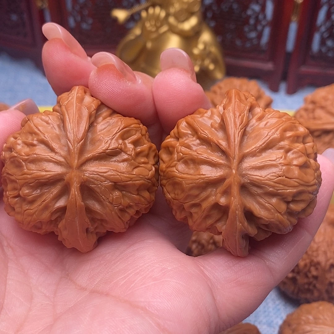 把件文玩核桃44全品绝配桃心宫灯